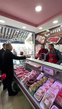 İçişleri Bakanı Ali Yerlikaya Cumhur İttifakı adayı için sahada yer aldı