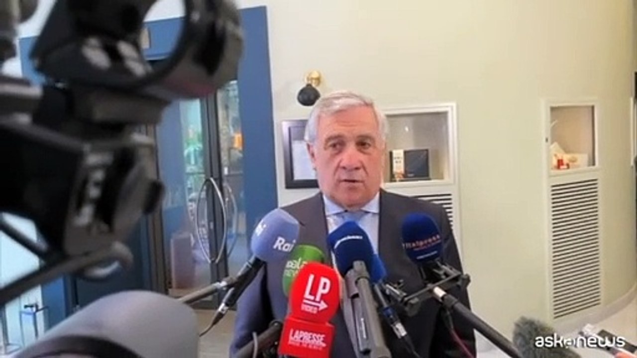Tajani: "Non ? Consiglio Ue di guerra, lavoriamo per la pace"