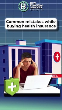 Common Mistakes While Buying Health Insurance without logo in last slide