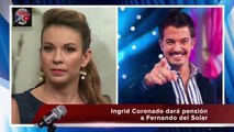 Ingrid Coronado dará pensión a Fernando del Solar