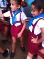 #Escádalo: Niños de escuela primaria perreando reggaeton en Cuba