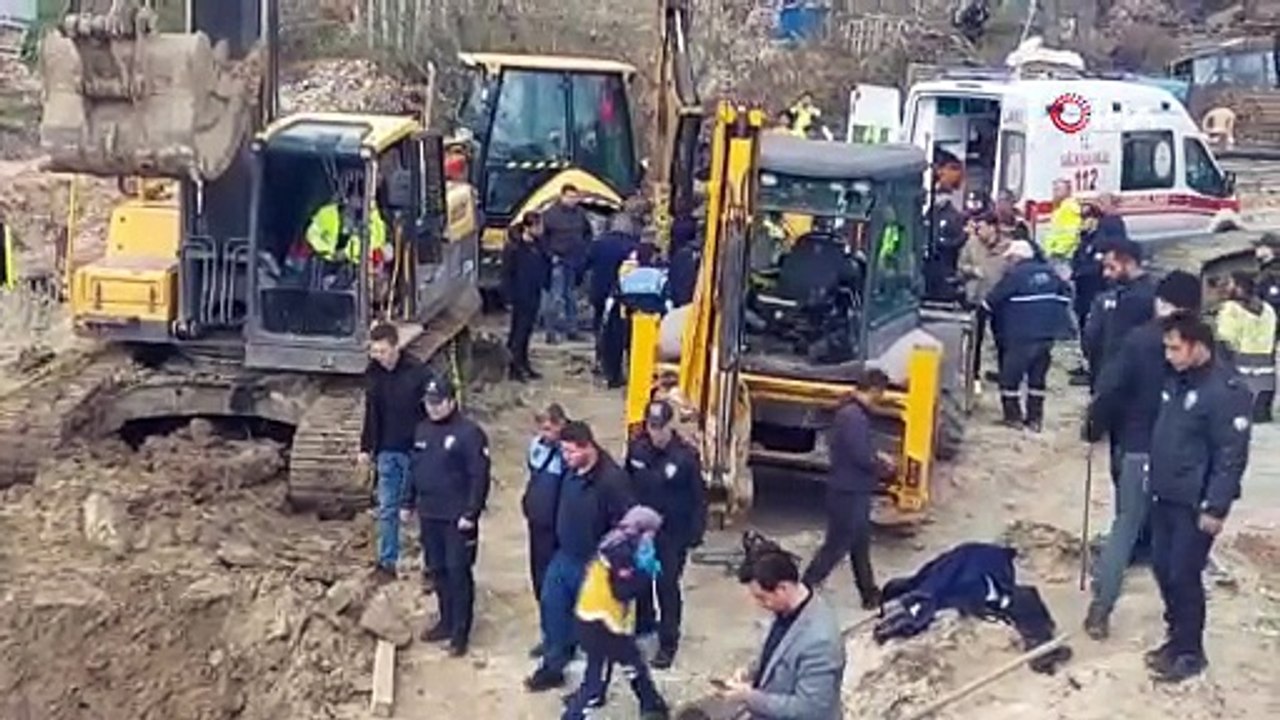 SON DAKİKA | Tekirdağ'da Hızlı Tren Hattın'nda göçük