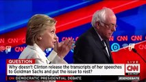 CNN Debate Demócrata: Hillary Clinton presionada acerca de las transcripciones de voz