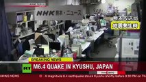 Primeras imágens del sismo en Japón