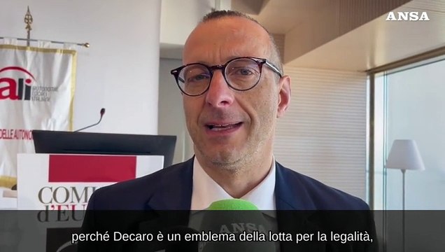 Ricci (Pd): La vicenda Decaro e' vergognosa, velo sulla democrazia