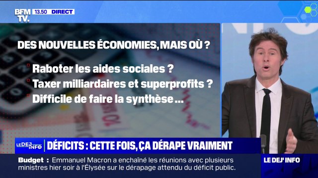 Déficit public supérieur à 5% du PIB: quelle sont les pistes d'économies du gouvernement?
