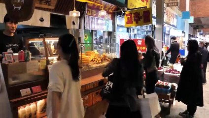 Giant fried pepper _ korean street food