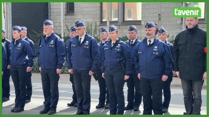 Une minute de silence observée par la zone de police Centre Ardenne