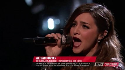 The Voice 2016 Alisan Porter : "Down That Road" Finale