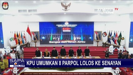 KPU Umumkan Hasil Pileg 2024: 8 Partai Lolos ke Senayan, PDIP Suara Tertinggi