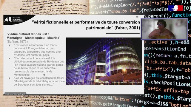 Journée d'étude - Métiers du patrimoine en mutation ? - 10/12 - Session III - Quand les archives d’écrivains s’exposent : réflexions à propos de quelques tendances numériques au sein de musées et maisons littéraires