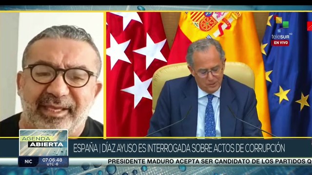 Alcharani: Existe evidencia clara de tráfico de influencias en el caso de la pareja de Díaz Ayuso