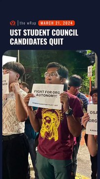 UST student council candidates quit amid university censorship issues