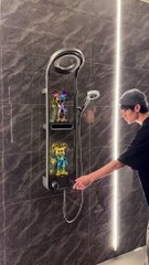 The design of the shower is so well-thought-out, providing maximum convenience.