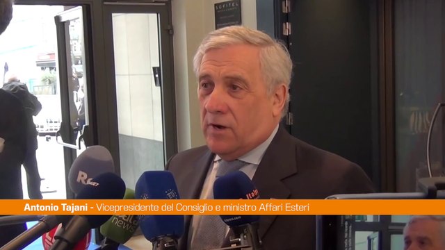 Tajani L'Unione Europea deve lavorare per la pace