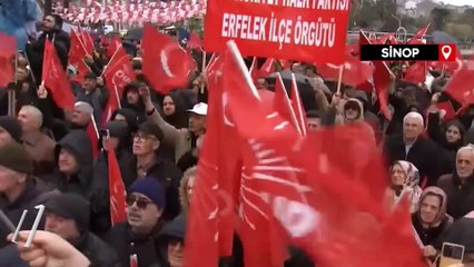 Sinop'ta Engin Altay'dan Özgür Özel'e karşılama: Bir zamanlar çırağımdı