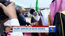 Trump arrives in Riyadh, Saudi Arabia