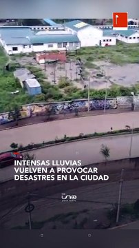 Se registraron fuertes precipitaciones en varias zonas de la urbe, provocando el desborde ríos en la zona sur.
