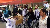 Josefina Vázquez Mota reparte pan para ganar votos en Cuautitlán