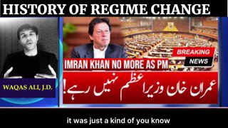 History of regime change in Pakistan.