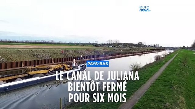 Un axe de transport fluvial entre les Pays-Bas, la Belgique et la France sera fermé pour réparations