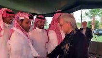 الأمير الوليد بن طلال يستقبل نجوم شباب البومب في منزله للإفطار