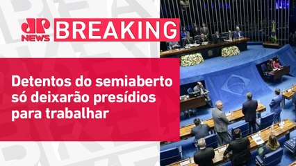 Deputados aprovam projeto que acaba com “saidinha” de presos | BREAKING NEWS