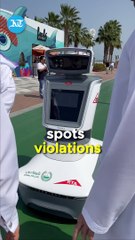 AI robot patrols Dubai beach to monitor e-scooter violations