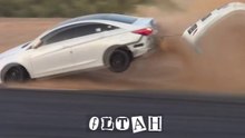 حادث سوناتا saudi drift crash