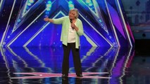 AGT 2016 - Julia Scotti: 63-Year-Old Stand-Up Gets Crowd Going With Edgy Comedy