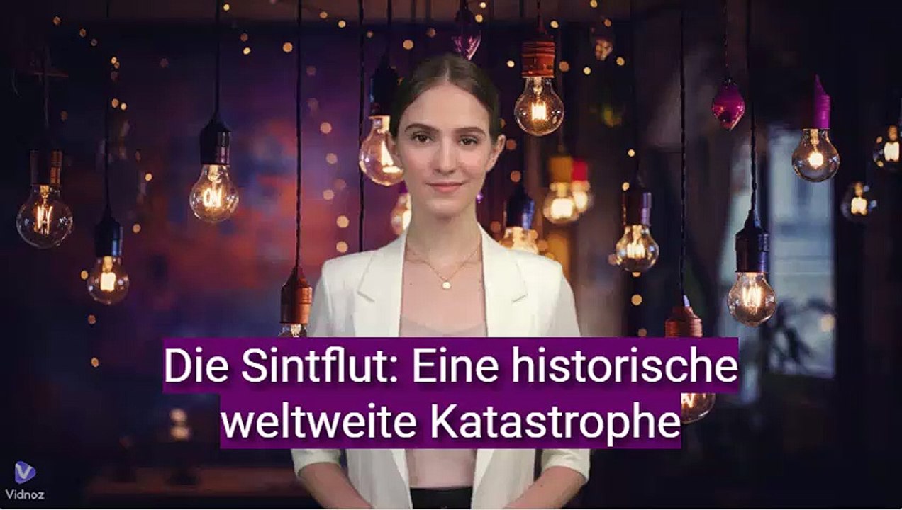 Die Sintfliut - Naturkatastrophe Unwetter Unglück Überschwemmung Meer Wasser