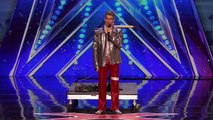 #AGT2016 - John Bernhardt: Statistician Covers The Clash With a Theremin -  Auditions