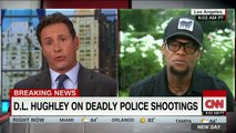 D.L. Hughley consigue una emocional entrevista sobre disparos de la policía a un hombre