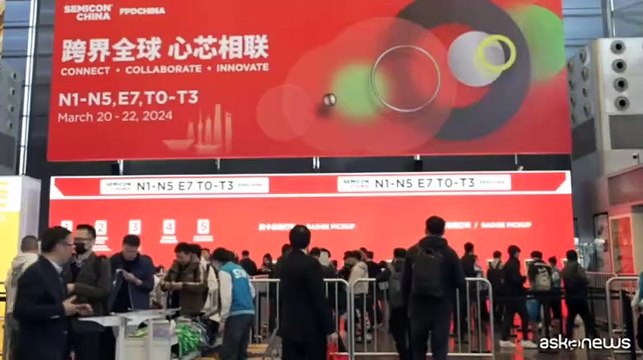 Alla fiera dei microchip a Shanghai restrizioni Usa non ci fanno paura