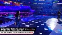 Snoop Dogg raps Sasha Banks to the ring