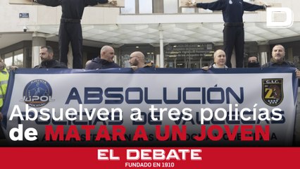 Un jurado absuelve por siete votos a dos a tres policías de matar a un joven que les atacó con un cuchillo