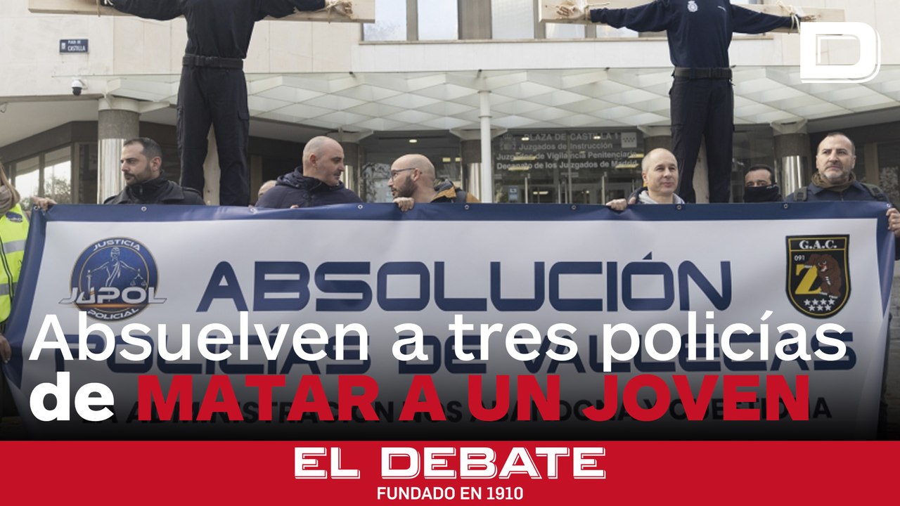 Un jurado absuelve por siete votos a dos a tres policías de matar a un joven que les atacó con un cuchillo