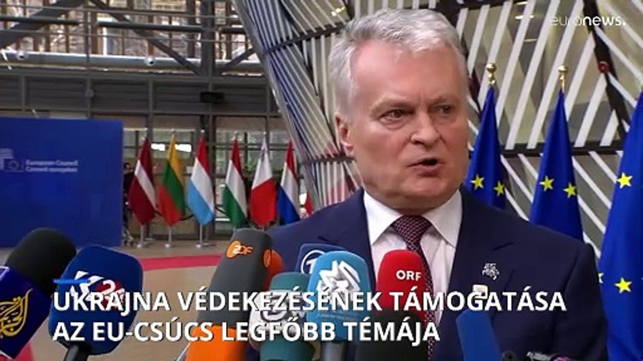 Védelemről, biztonságról, Ukrajna támogatásáról tárgyalnak az uniós állam- és kormányfők