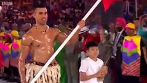 Pita Nikolas Taufatofua el Sexy portador de la Bandera de #Tonga