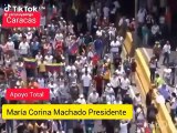 Apoyo a María Corina Machado en Venezuela