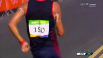 #Rio2016 - Atleta francés tuvo problemas estomacales en plena carrera