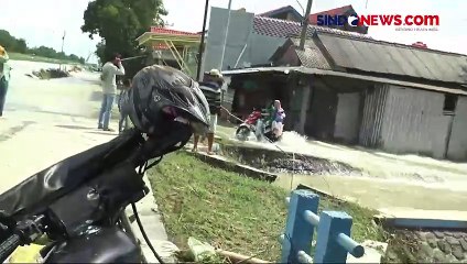 Usai Diperbaiki, Tanggul Sungai Irigasi di Demak Jebol