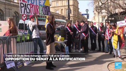 France : le traité Ceta rejeté par les sénateurs dans un hémicycle enflammé