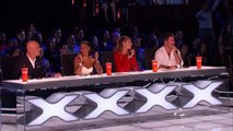 AGT 2016 - Tape Face: Strange Mime Plays Staple Gun Quick Draw With Balloons