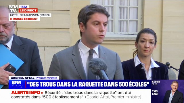 Gabriel Attal sur le trafic de drogue à proximité des établissements scolaires: Il faut nettoyer ces trottoirs aux abords des établissements scolaires