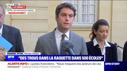 Éducation: Gabriel Attal annonce "une réunion qui se tiendra à très haut niveau le 4 avril" pour la "sécurisation des établissements les plus à risque"