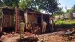 Após ter casa atingida por árvore, mulher, mãe de cinco filhos, pede ajuda para reconstruir telhado