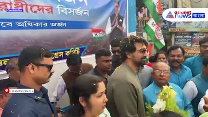 দাসপুরে নির্বাচনী প্রচারে দেব