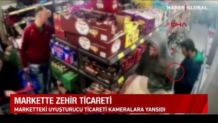 Polis zehir ticaretine göz açtırmıyor... Markette yakaladılar