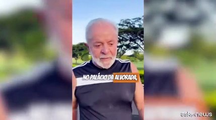 Virale in Brasile il video del presidente Lula che fa jogging